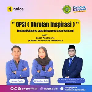 OPSI ( Obrolan Inspirasi ) Bersama Juara Entrepreneur Award Nasional
