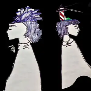 Catatan hitam tinta emas