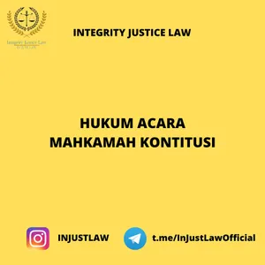 HUKUM ACARA MAHKAMAH KONSTITUSI