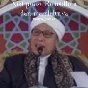 Niat puasa Ramadhan dan masalah nya @buya_yahya