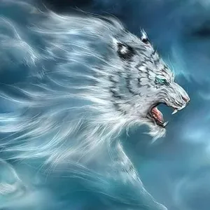 Liwung anak harimau putih