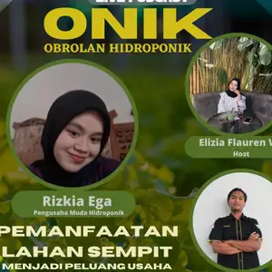 ONIK (OBROLAN HIDROPONIK) BERSAMA PENGUSAHA MUDA