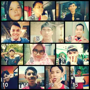 Kedua orangtua dan 13 anaknya