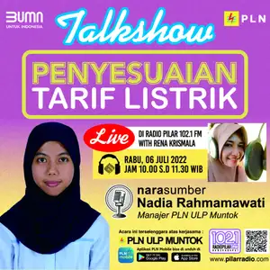 Talkshow Bersama PLN ULP Muntok - Sosialisasi Penyesuaian Tarif Listrik oleh Pemerintah, 06 Juli 2022.