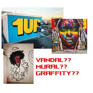 •VANDALISME, MURAL, GRAFFITI SAMA GAK SIH? •  #TelUPodcastHero