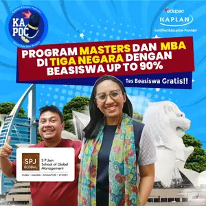 KAPOC eps 24 - BAHAS TUNTAS PROGRAM MASTERS & MBA DI TIGA NEGARA DENGAN BEASISWA HINGGA 90%