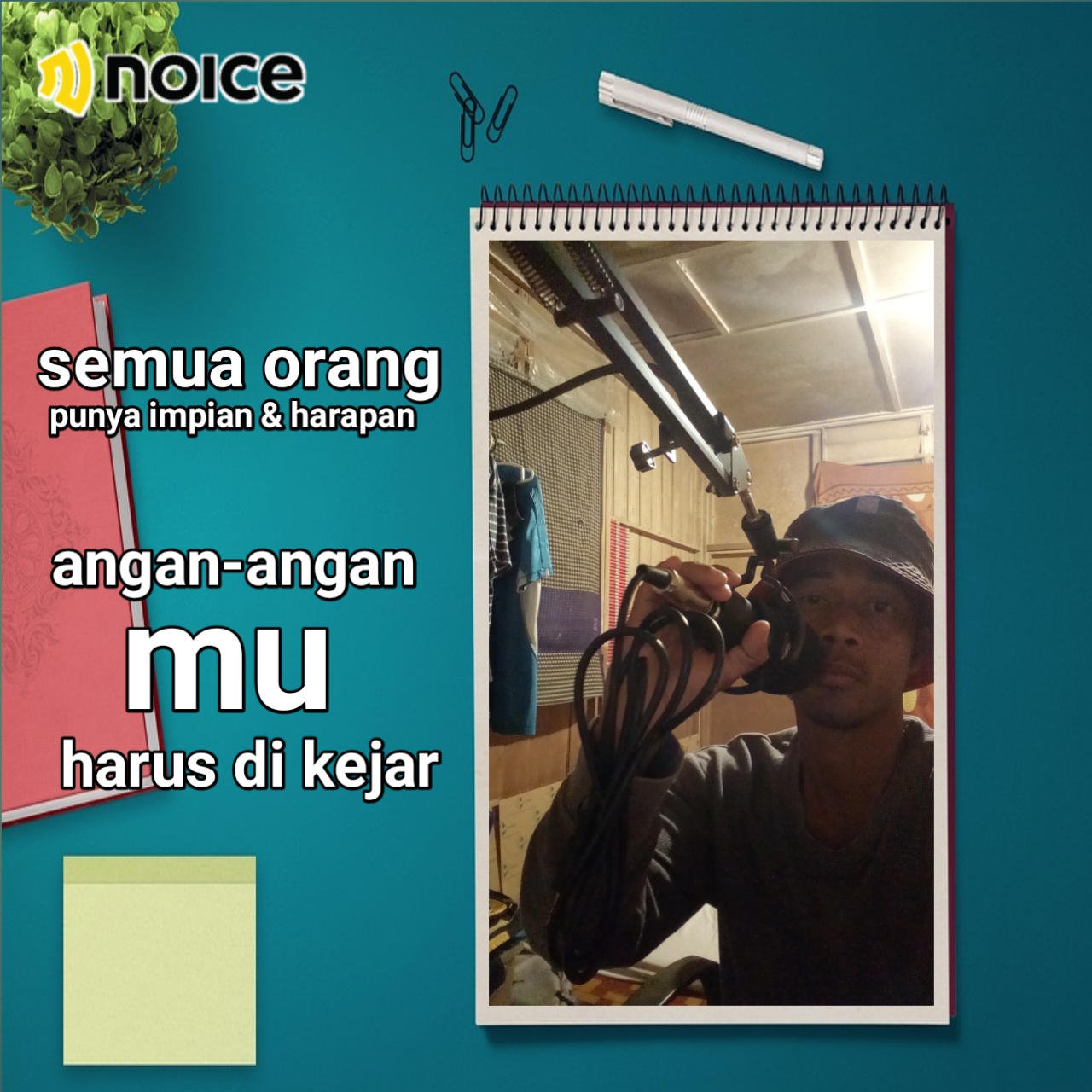 Mengejar harapan di masa depan,