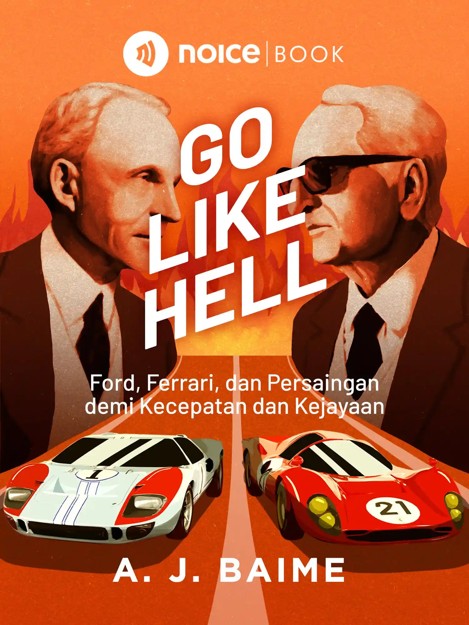 #10 Puncak balapan Ford dan Ferrari; Le Mans 1966.