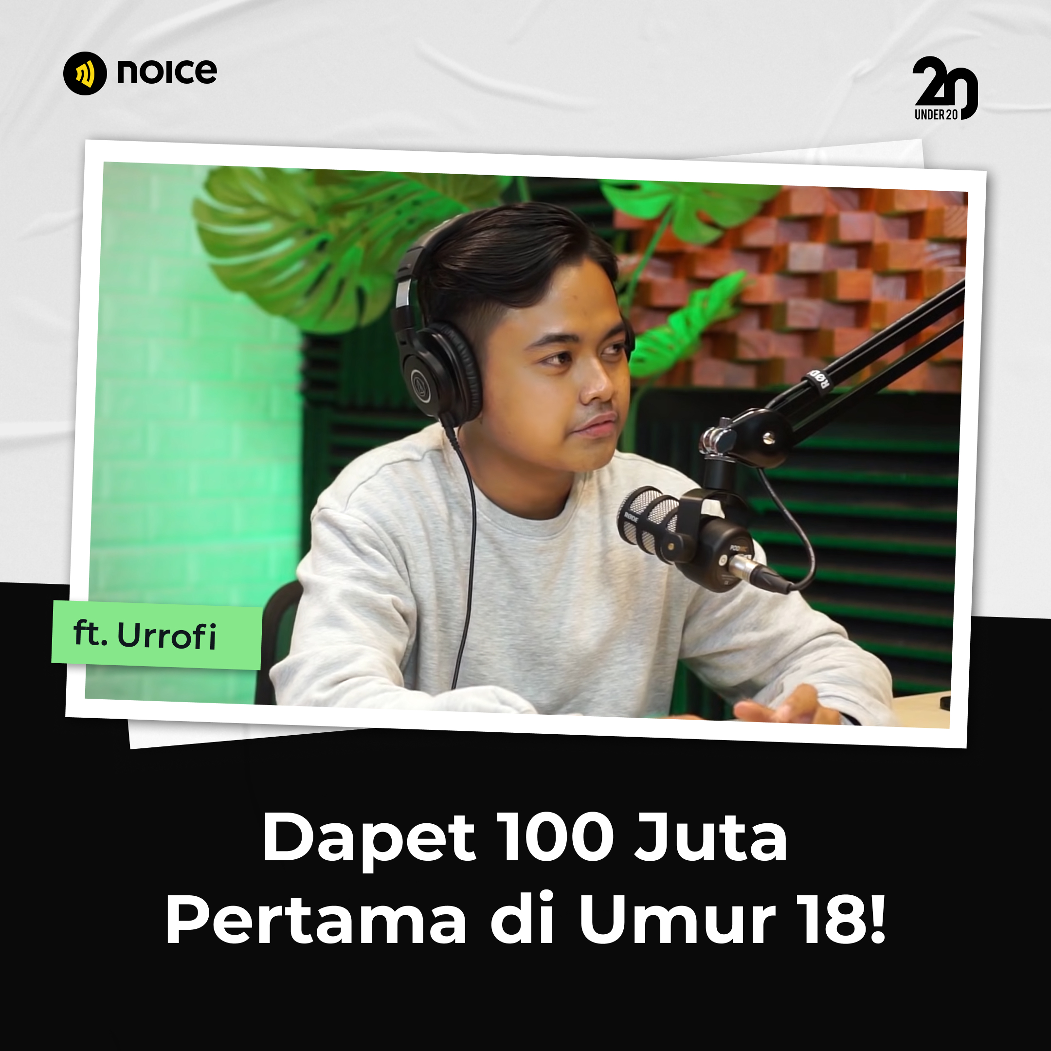 Dapet 100 Juta pertama di Umur 18 ft. Urrofi