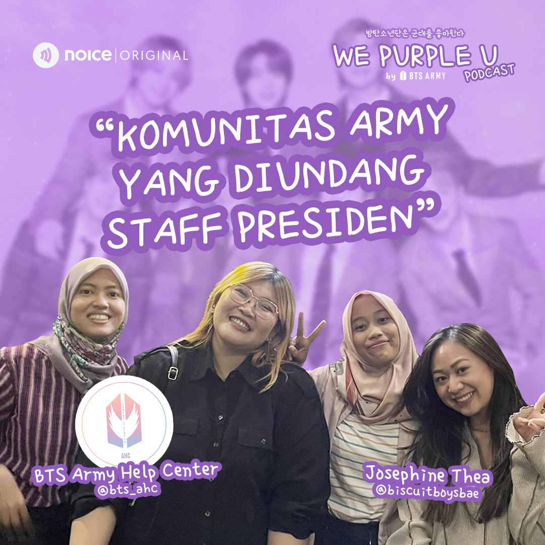 Komunitas ARMY yang Diundang Staff Presiden (BTS Army Help Center)