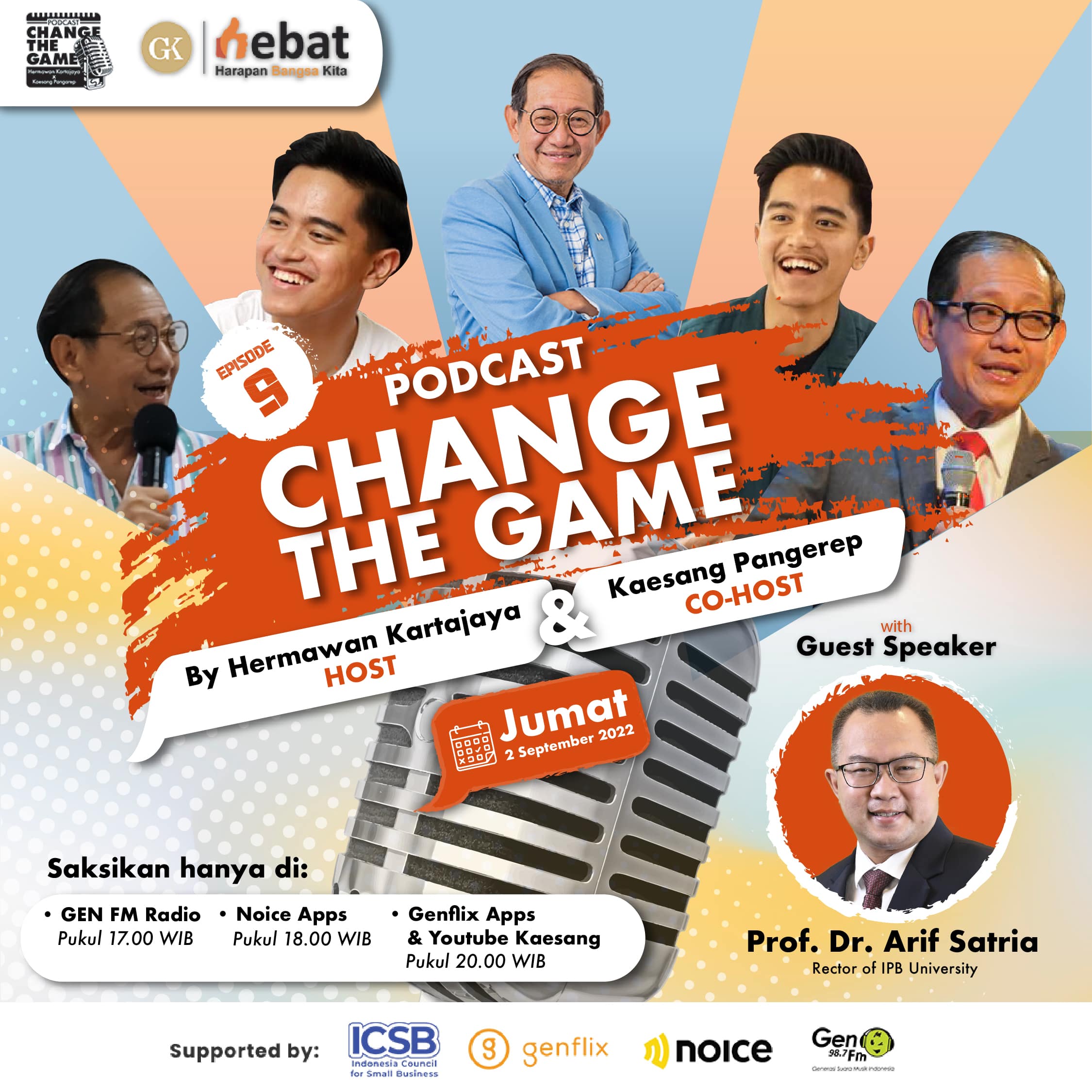 Prof. Dr. Arif Satria - Rector of IPB University