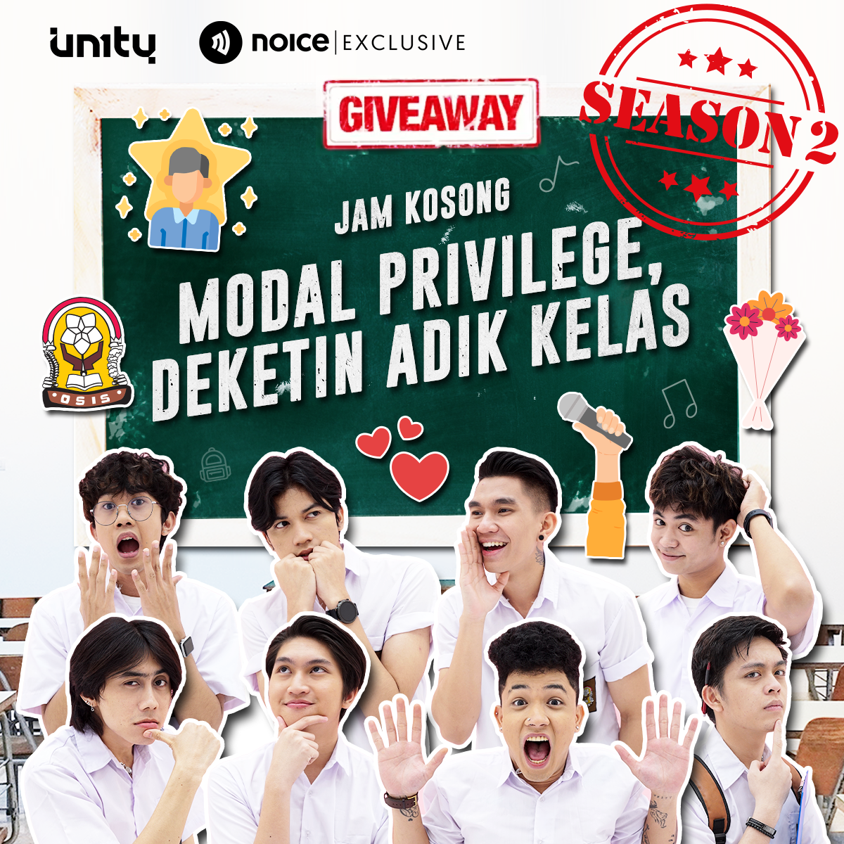 Modal Privilege, Deketin Adik Kelas #UN1TYJamKosong 