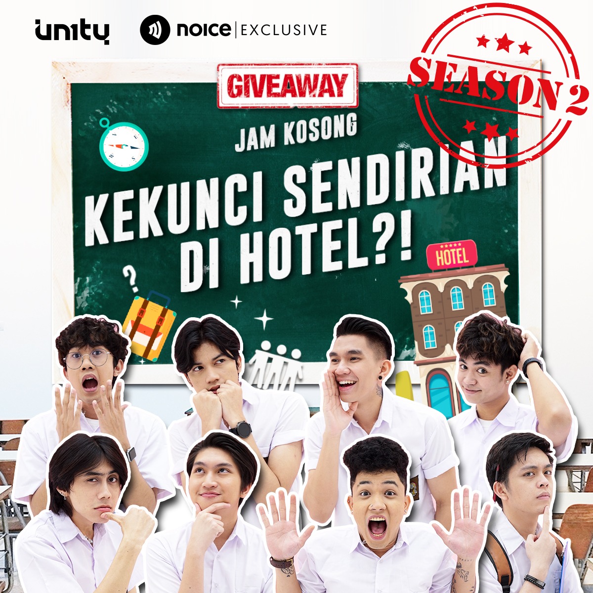 Kekunci Sendirian di Hotel?! #UN1TYJamKosong