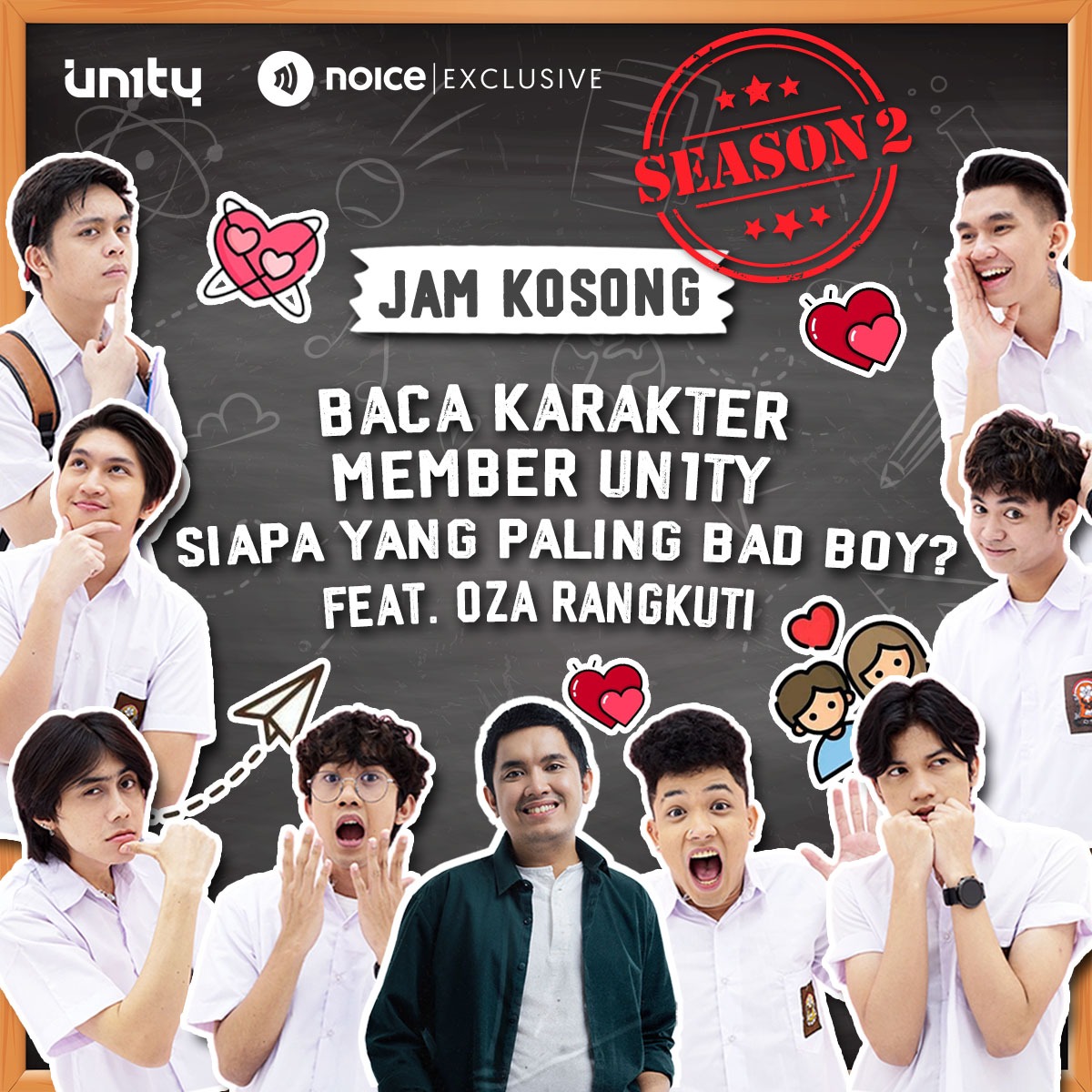 Baca Karakter member UN1TY, siapa yang paling Bad Boy? feat. Oza Rangkuti #UN1TYJamKosong #Crossover JAM KOSONG X SUMBU PENDEK