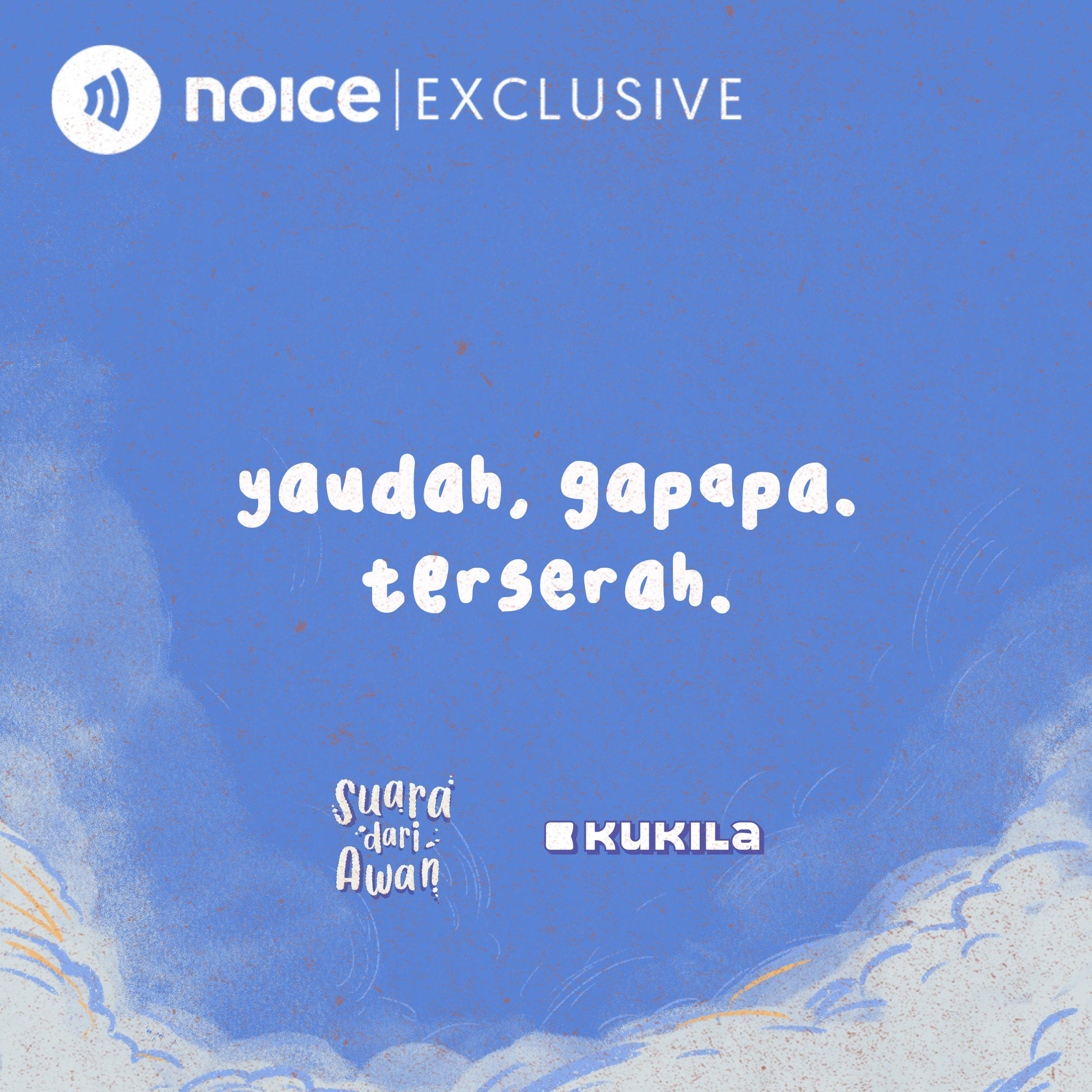 yaudah, gapapa. terserah