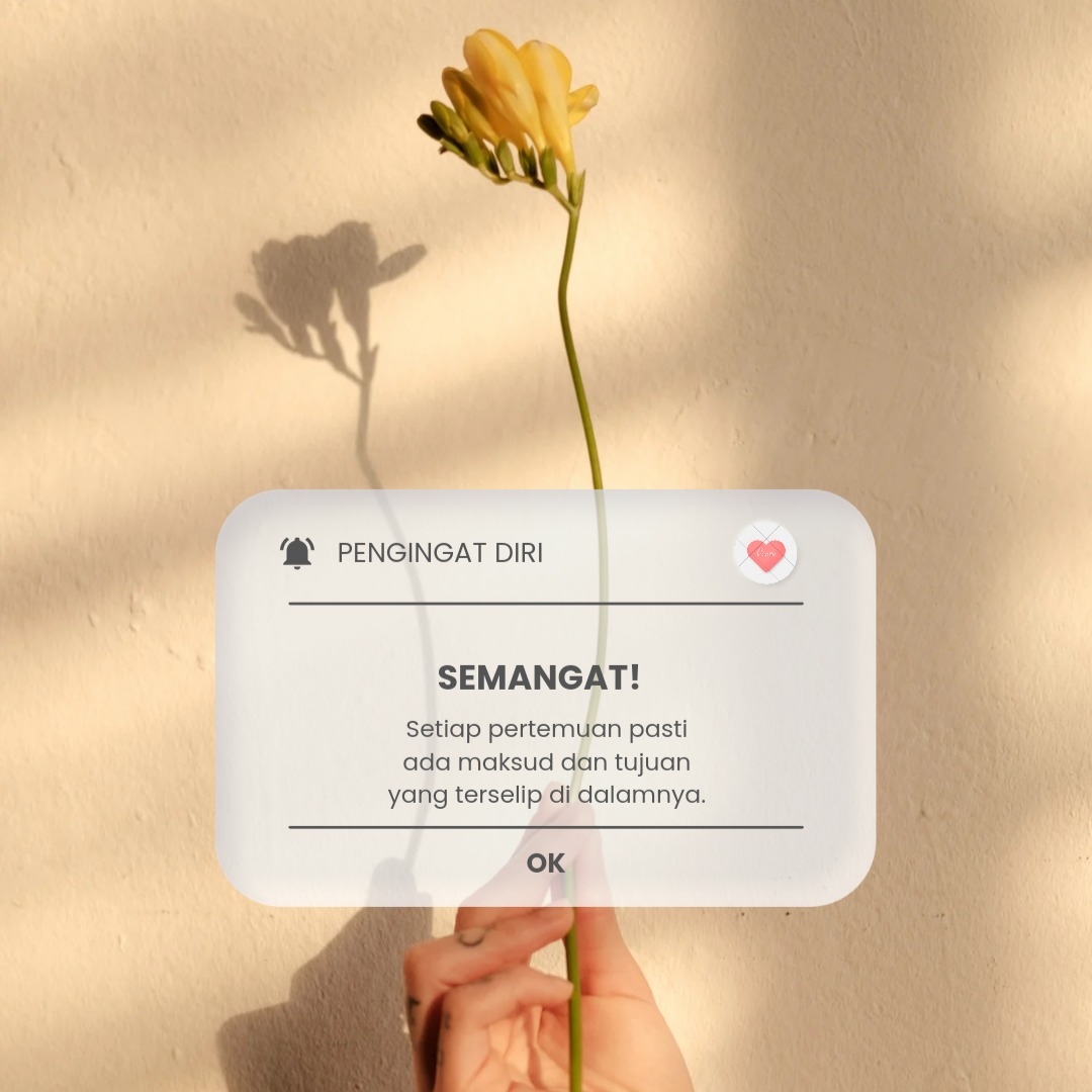 Pertemuan, lalu kembali asing?