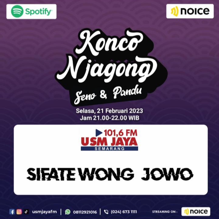 Sifate Wong Jowo | Konco Njagong
