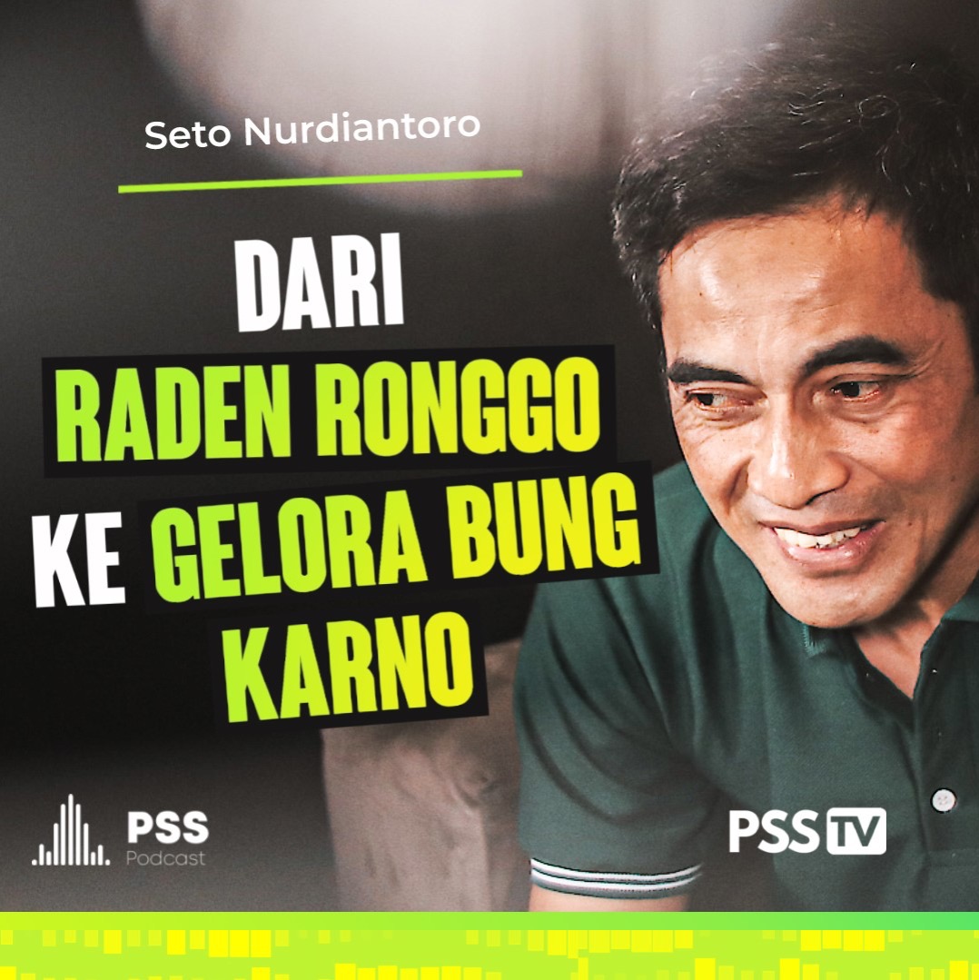 Dari Raden Ronggo ke Gelora Bung Karno! Tapak Jejak Seto di Sepakbola Nasional!