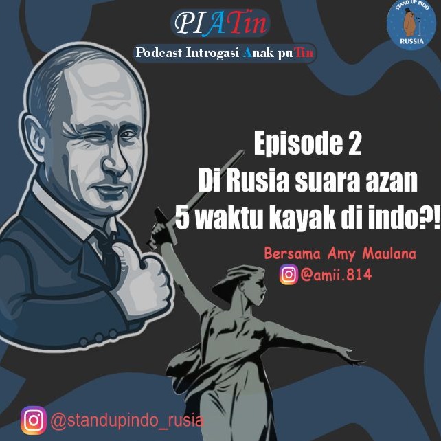 Eps 2 : Di Rusia suara azan  5 waktu kayak di indo?! Bersama Amy Maulana