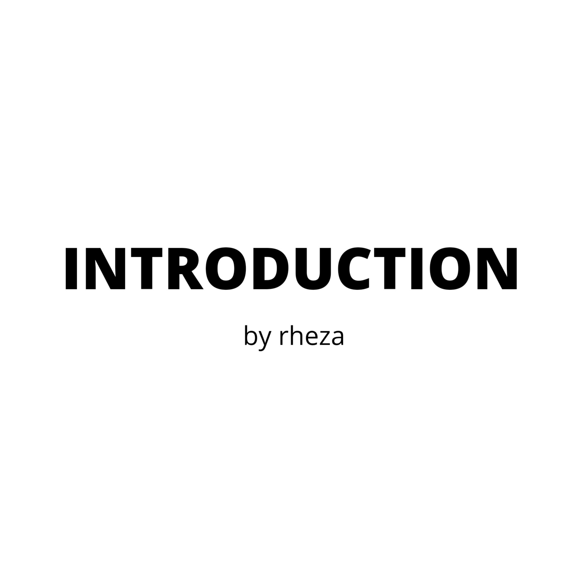 INTRODUCTION