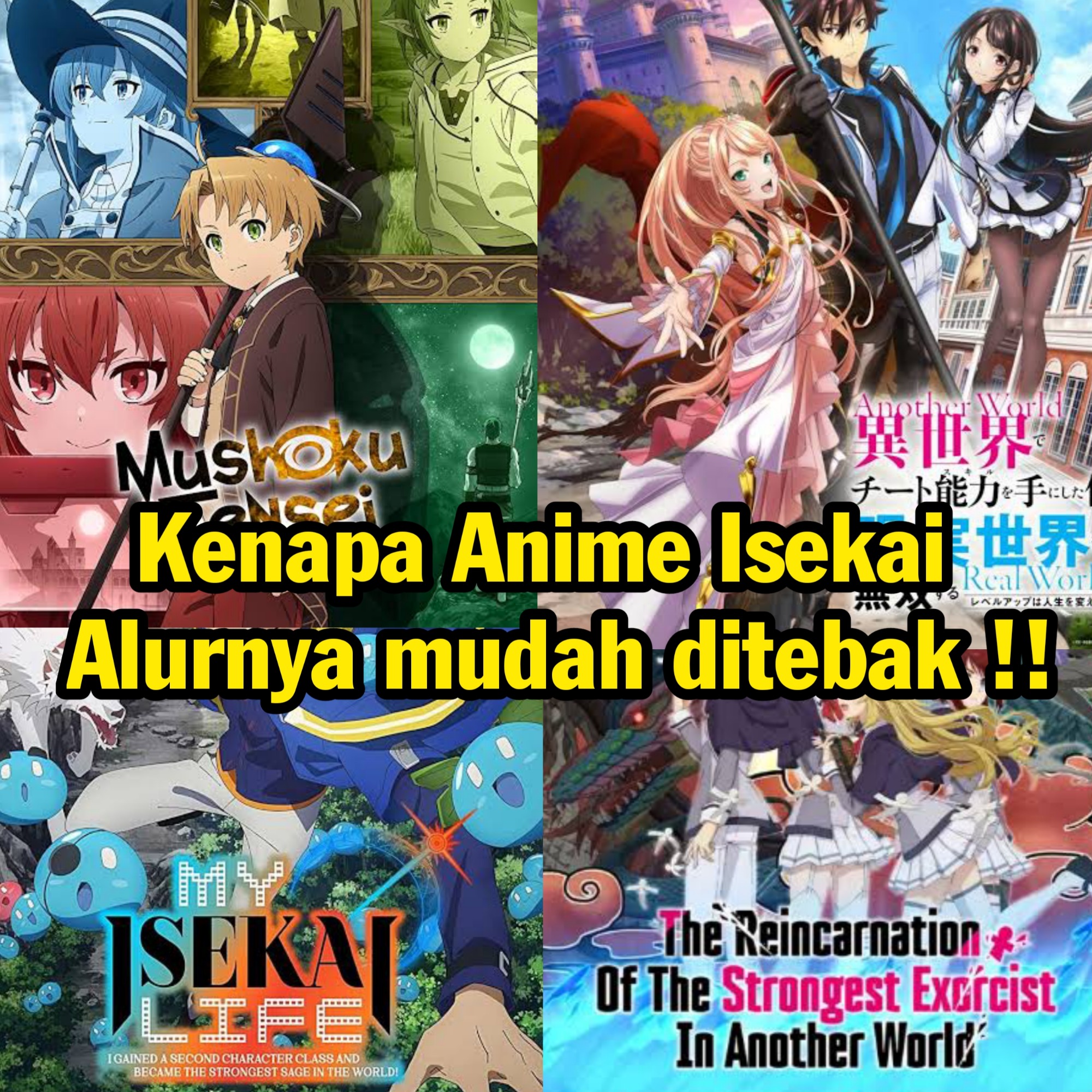 Mengapa anime isekai memiliki pola cerita yang serupa?