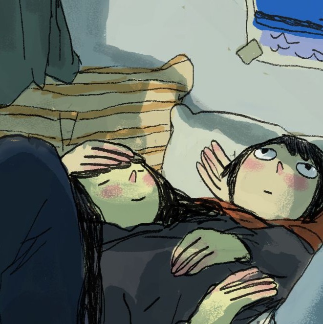 We lough until we think we'll die