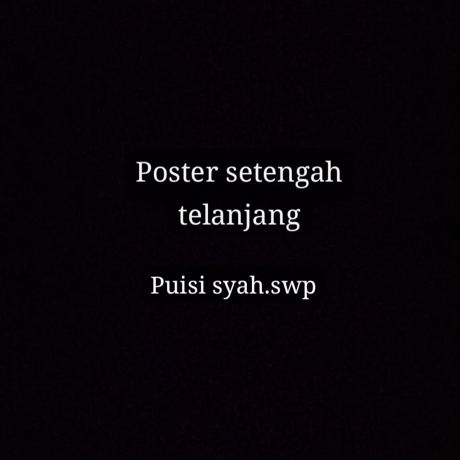Poster setengah telanjang