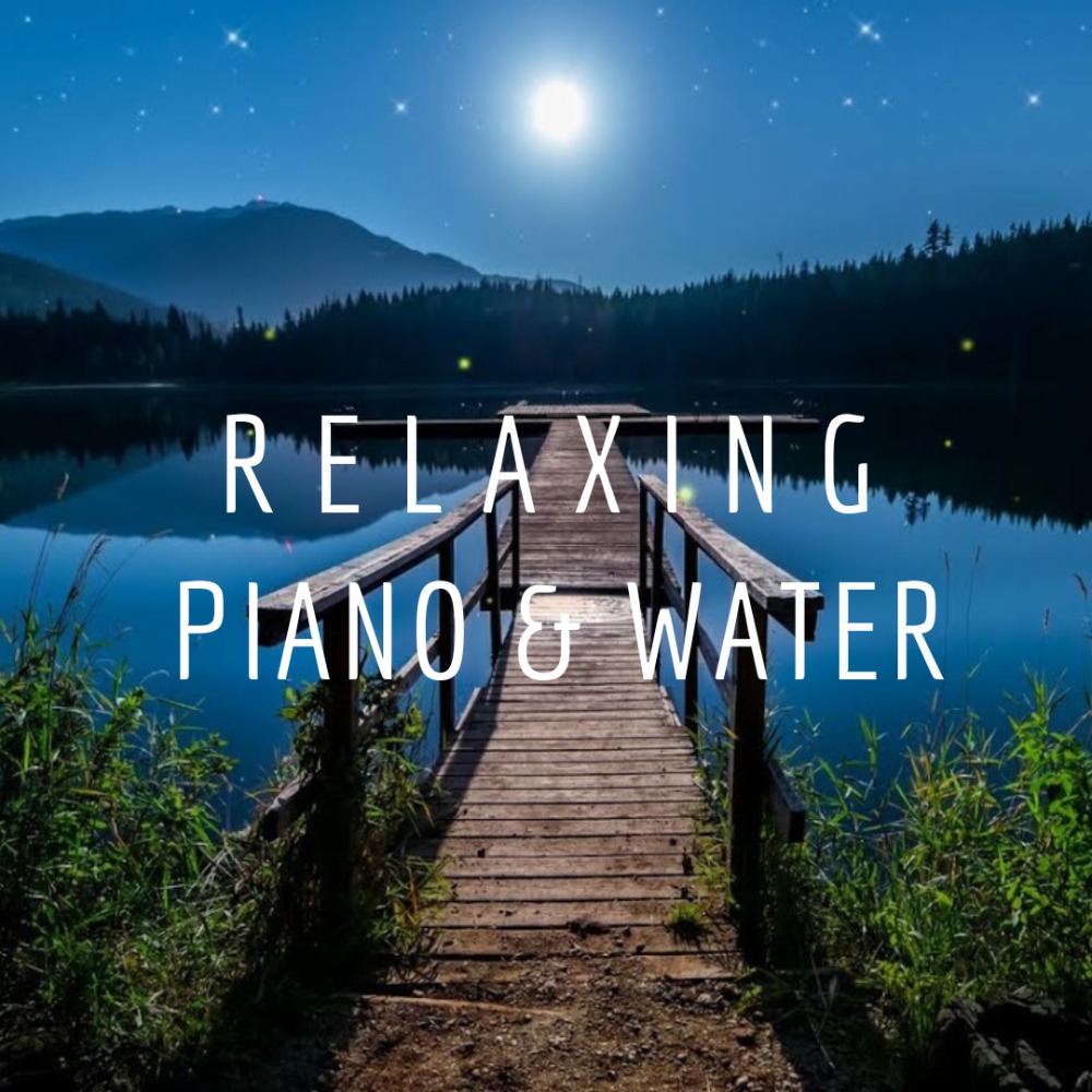 Relaksasi Piano Musik & Suara Alam Danau Malam Hari
