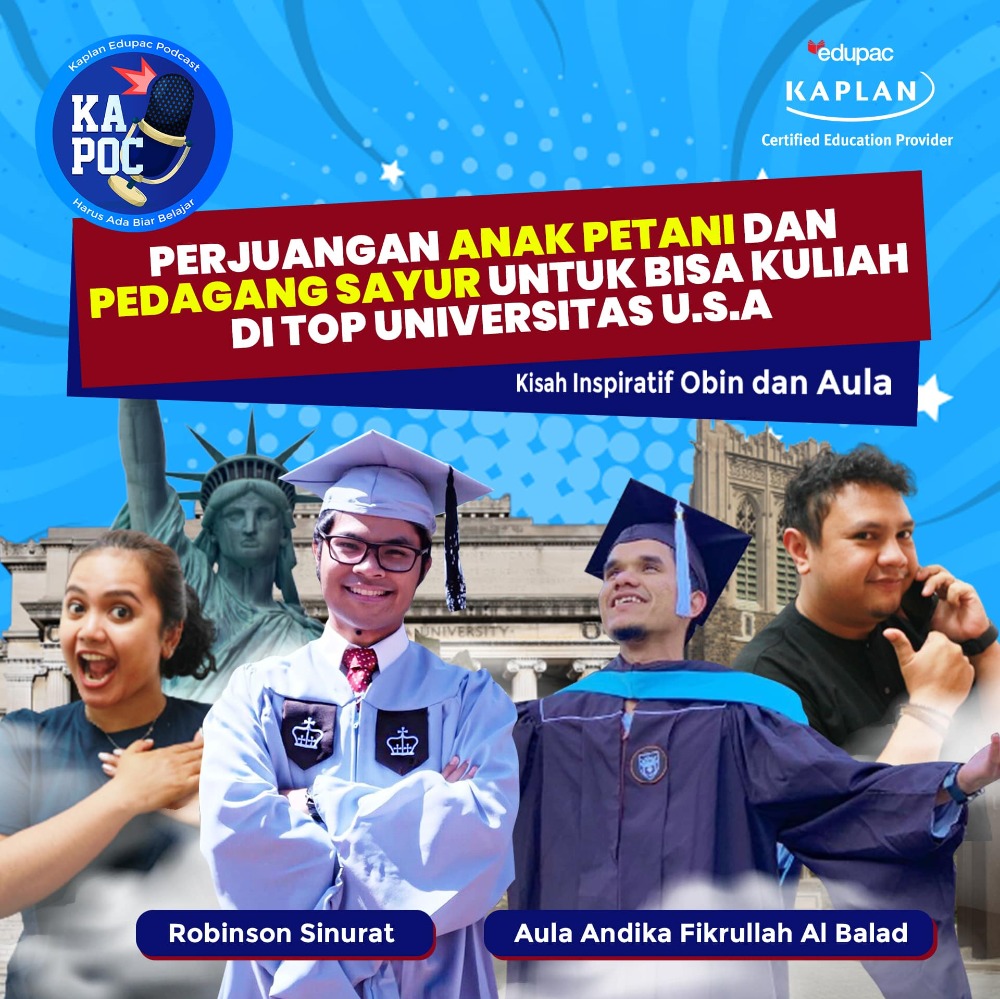KAPOC eps 17 - KISAH PERJUANGAN ANAK PEDAGANG SAYUR DAN PETANI UNTUK DAPAT BEASISWA KULIAH DI USA