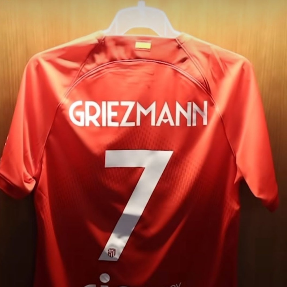 Griezmann balik lagi pake no punggung 7