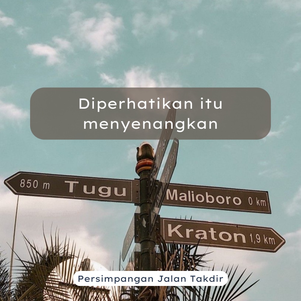 14. Diperhatikan itu menyenangkan