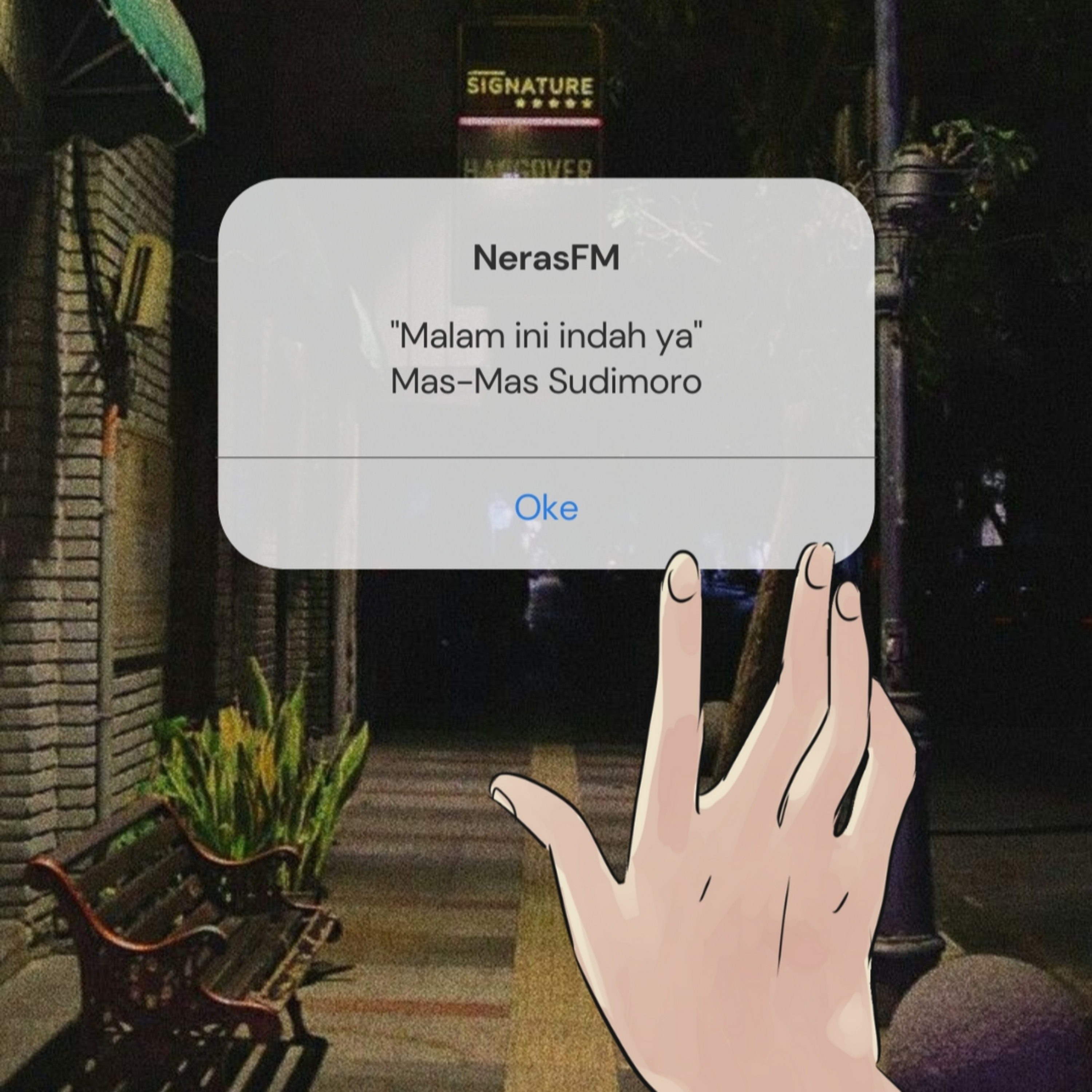 "Malam ini indah ya"