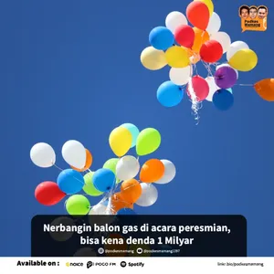 #61 Balon gas berujung denda 1 M