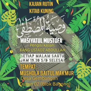 KAJIAN KITAB WASIYATUL MUSTOFA