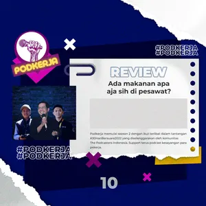 S2E10 Review makanan di pesawat terbang #30HariBersuara2022