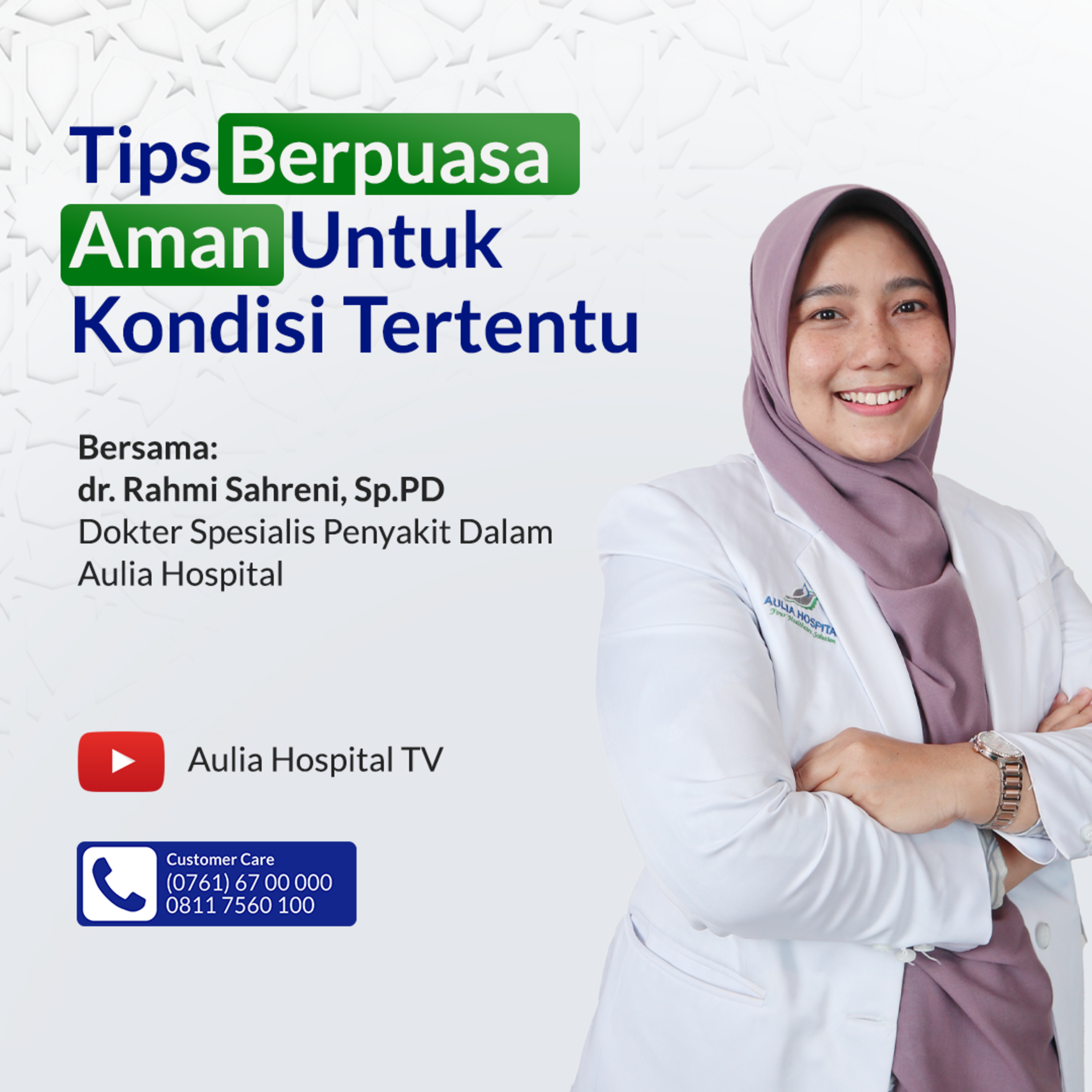 #31 Tips aman berpuasa untuk kondisi tertentu