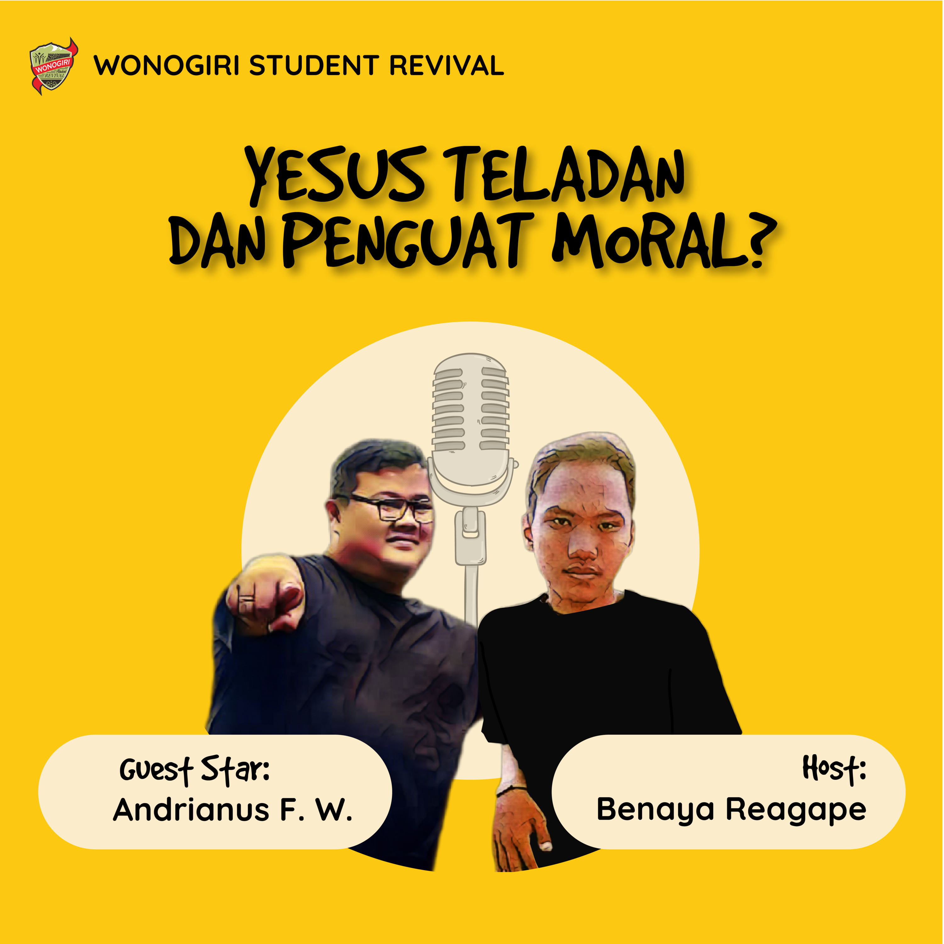 BTW: YESUS, TELADAN DAN PENGUAT MORAL? 