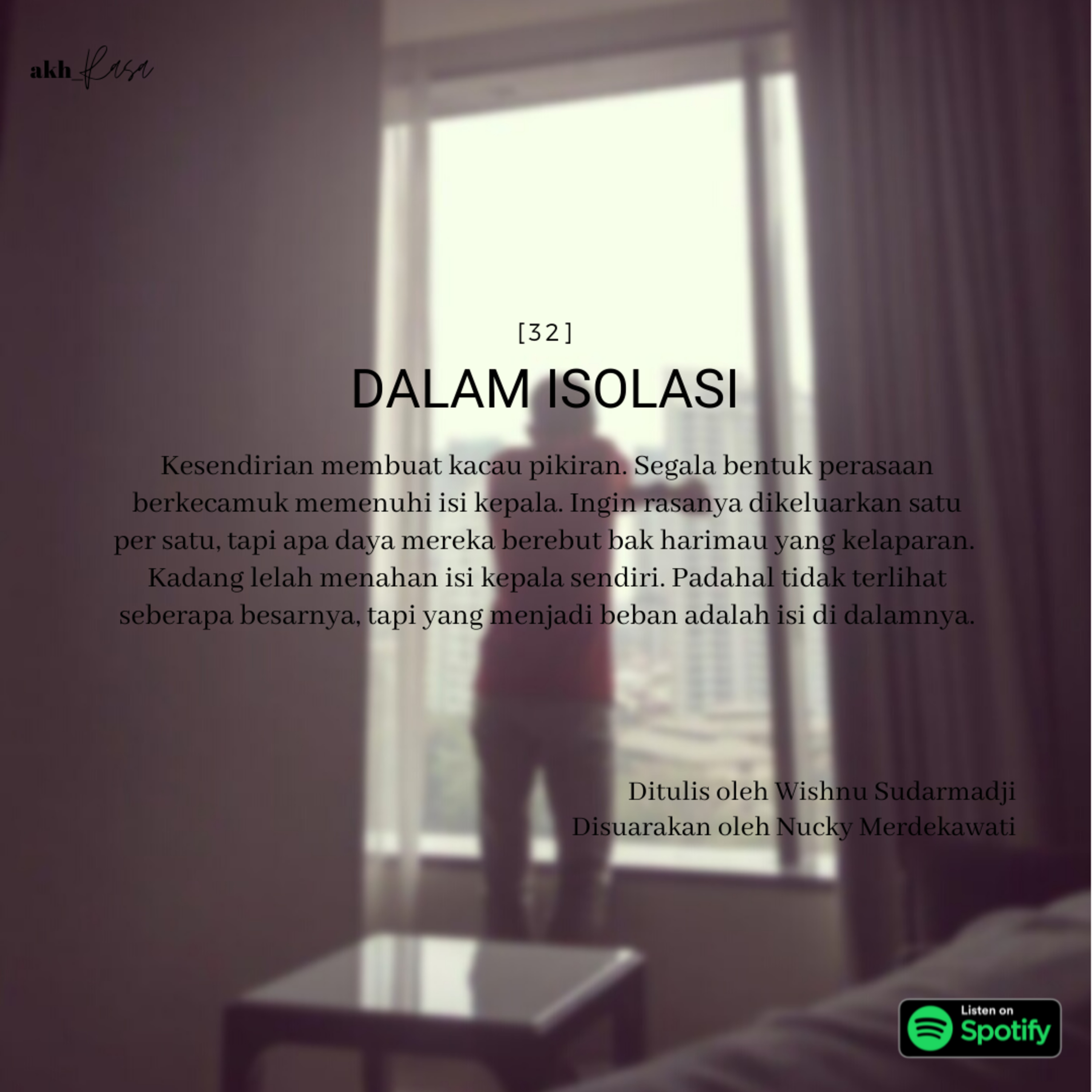 [32] Dalam Isolasi