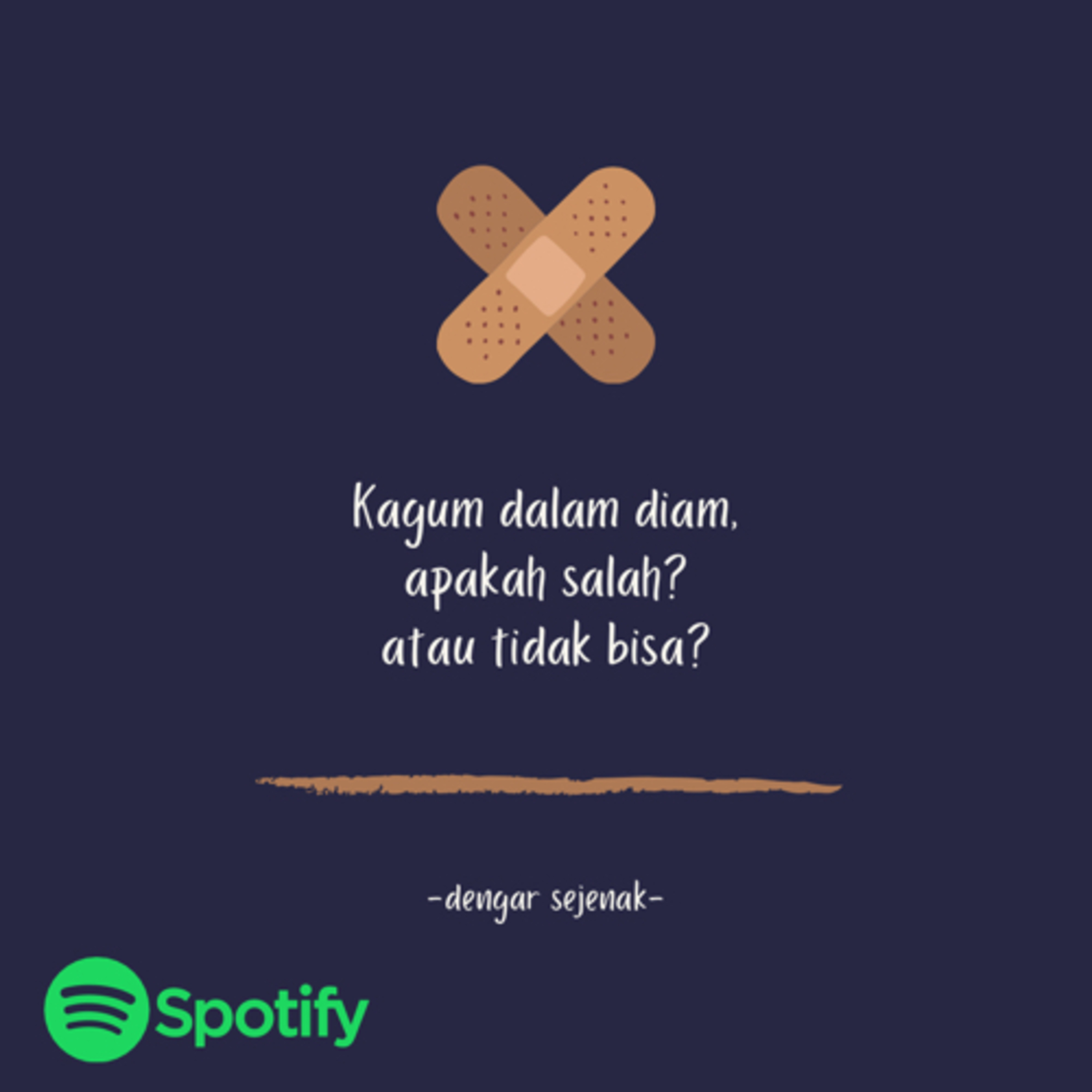 Kagum dalam diam itu salah?