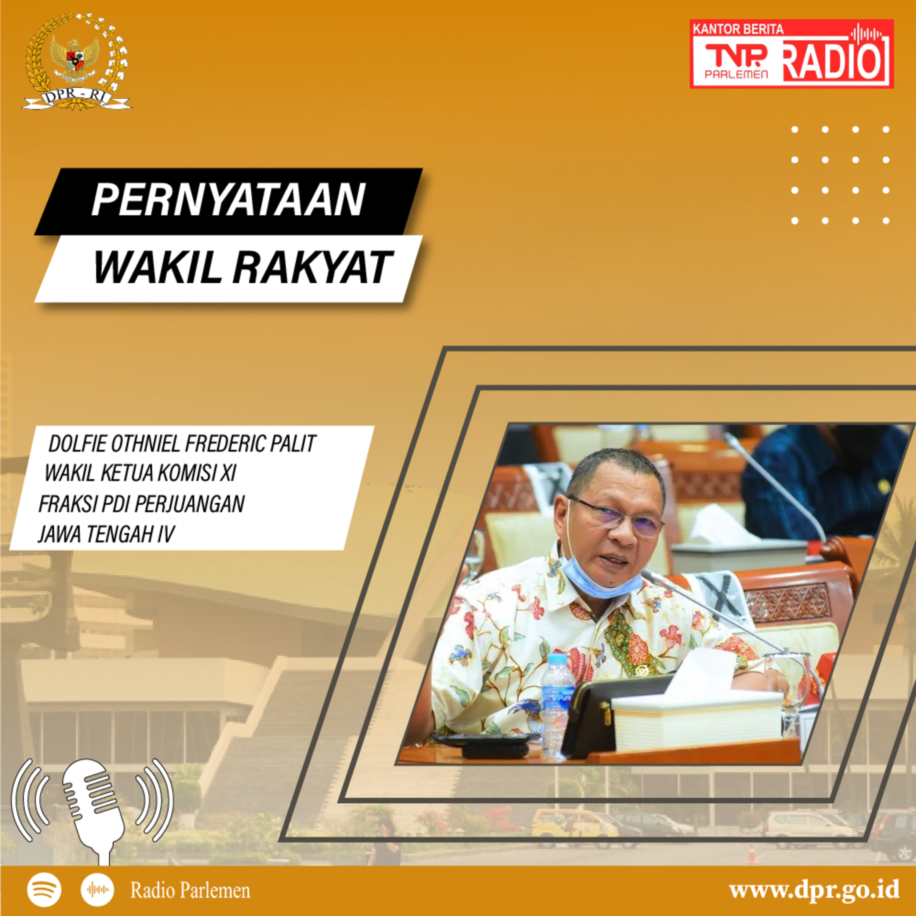 Dolfie OFP : Kementerian Keuangan Perlu Membangun Sistem Pengawasan Internal yang Handal