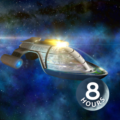 Starliner Cruise White Noise 8 Hours | Sleep, Study or Focus with Spaceship Sounds