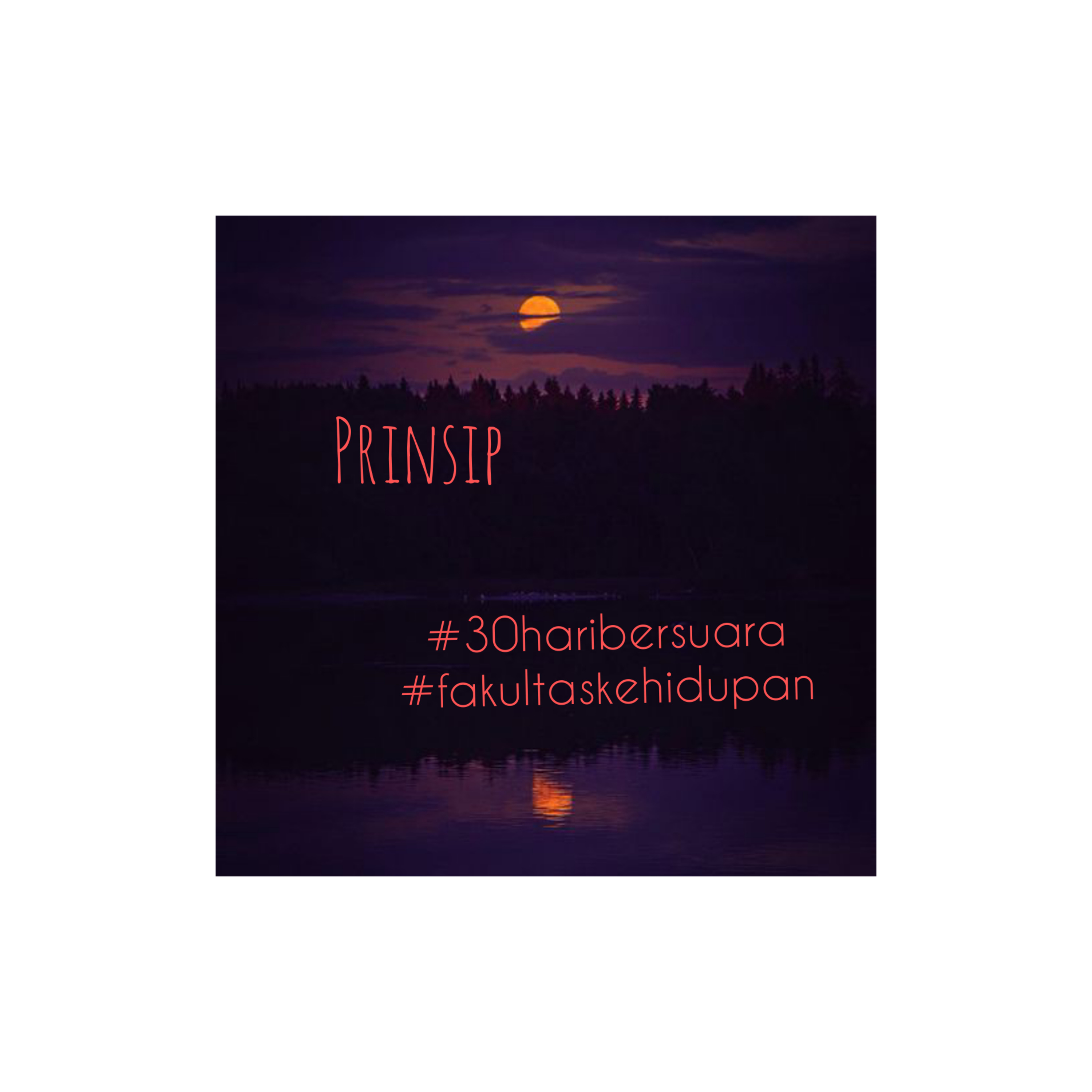 #Prinsip#30haribersuara