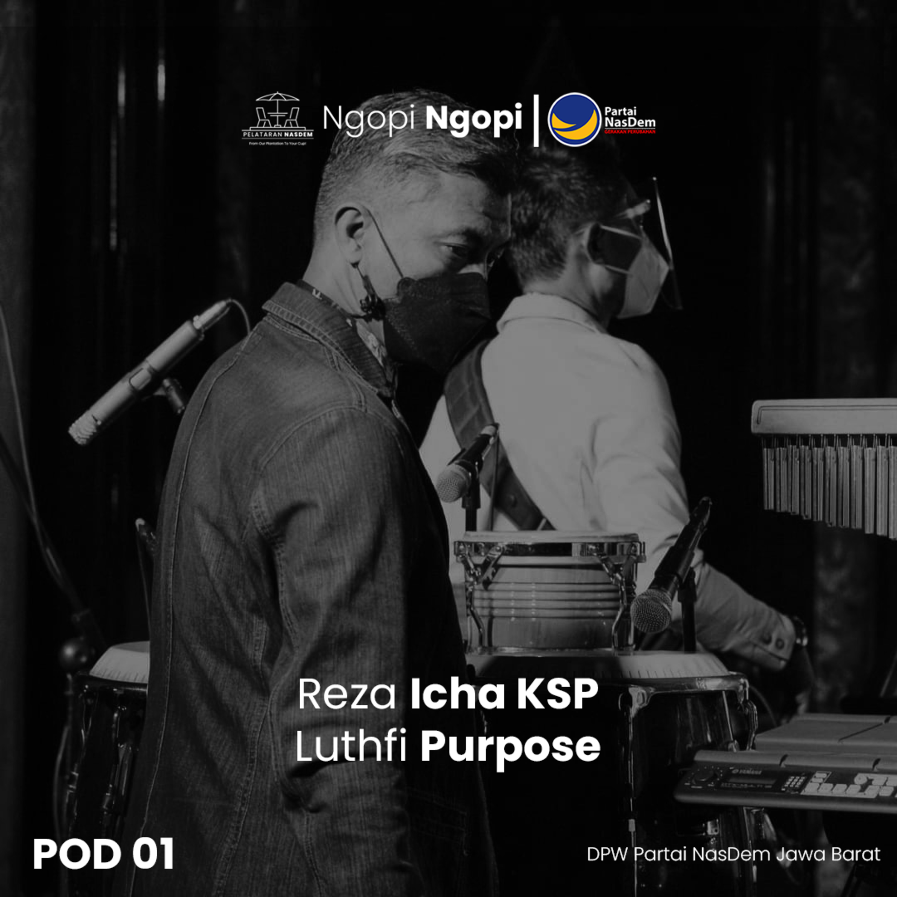 NGOPI NGOPI || Eps. 01 Part 01 , "Pandemi Dan Musisi" Bareng Kang Icha "KSP" dan Lutfi "Don" Purpose.