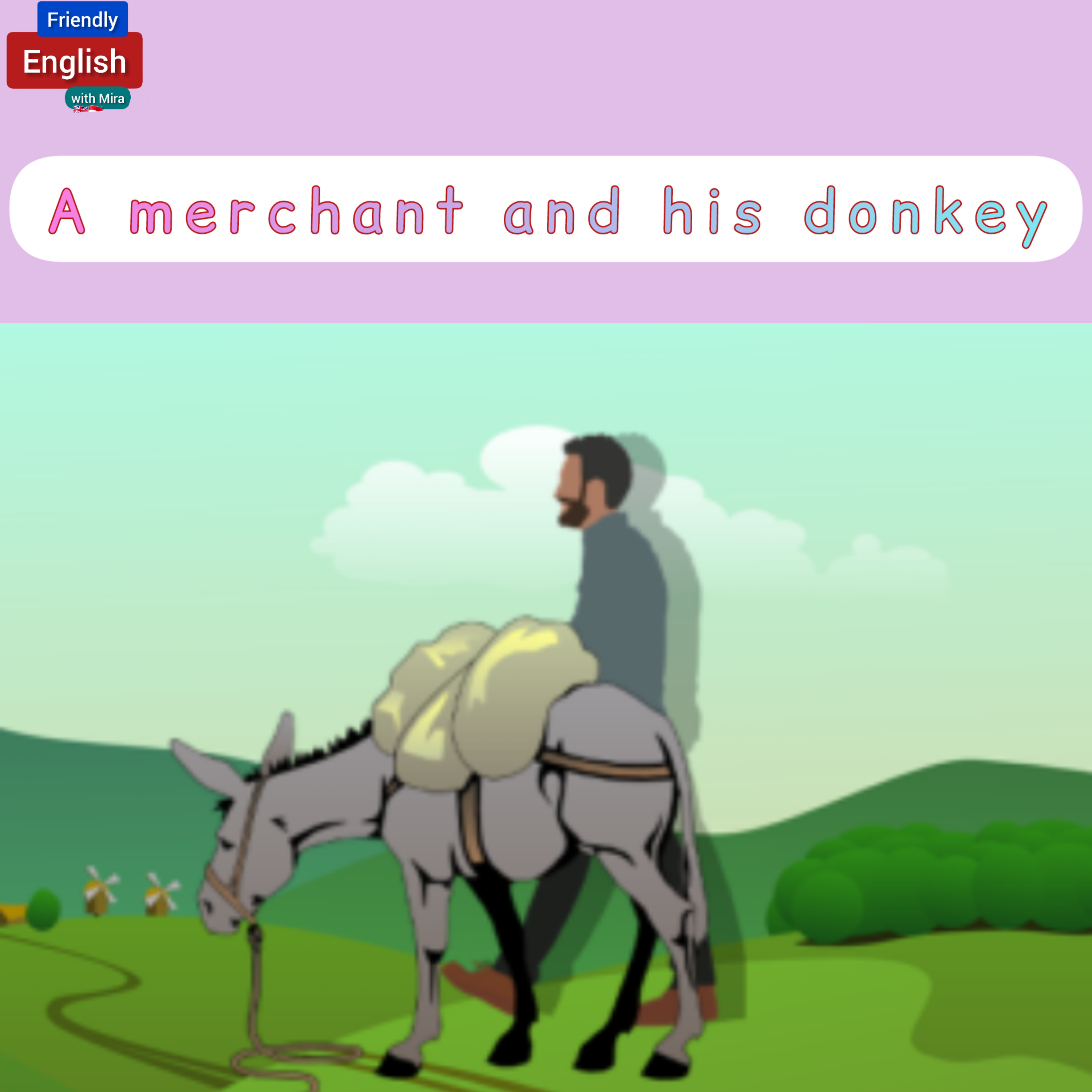 a merchant and his donkey| #shortstory 