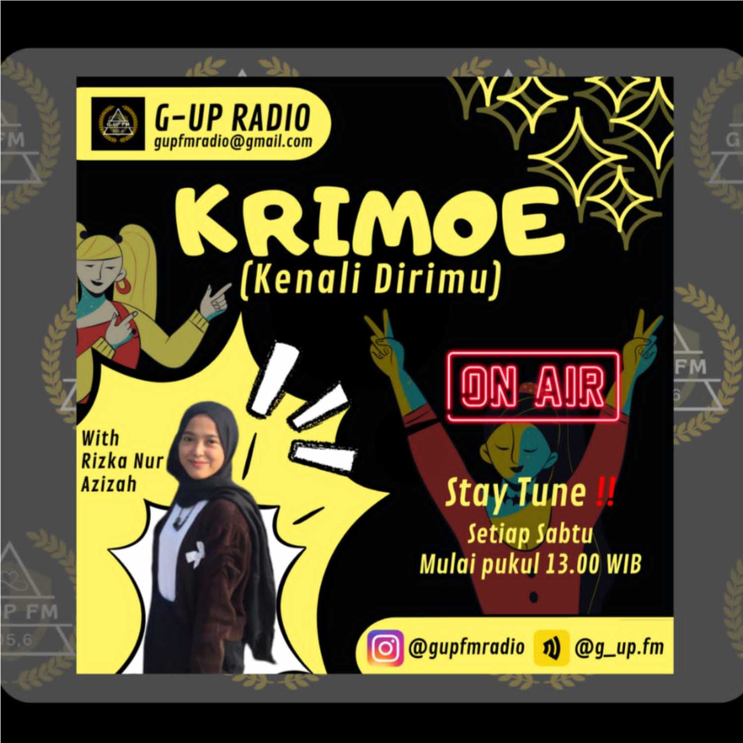 Krimo "Kenali dirimoe". G-UP FM