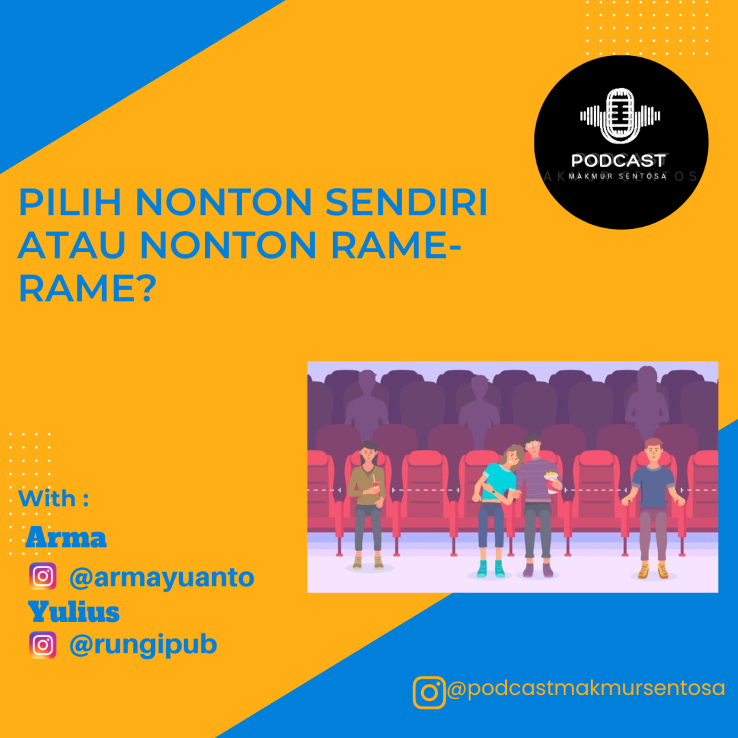 PILIH NONTON FILM SENDIRI ATAU NONTON FILM RAME RAME??