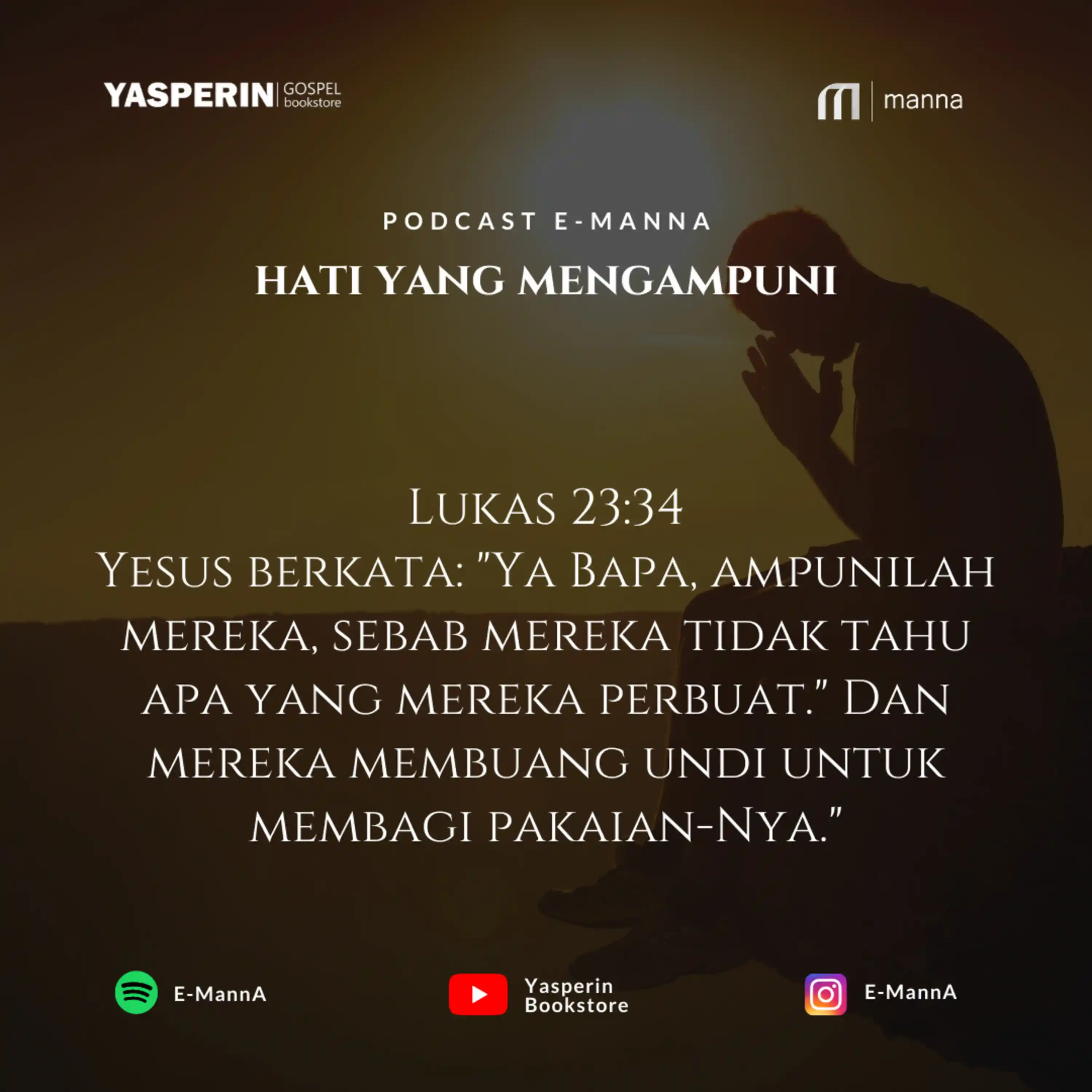 Streaming E MannA : HATI YANG MENGAMPUNI (PODCAST) | Noice