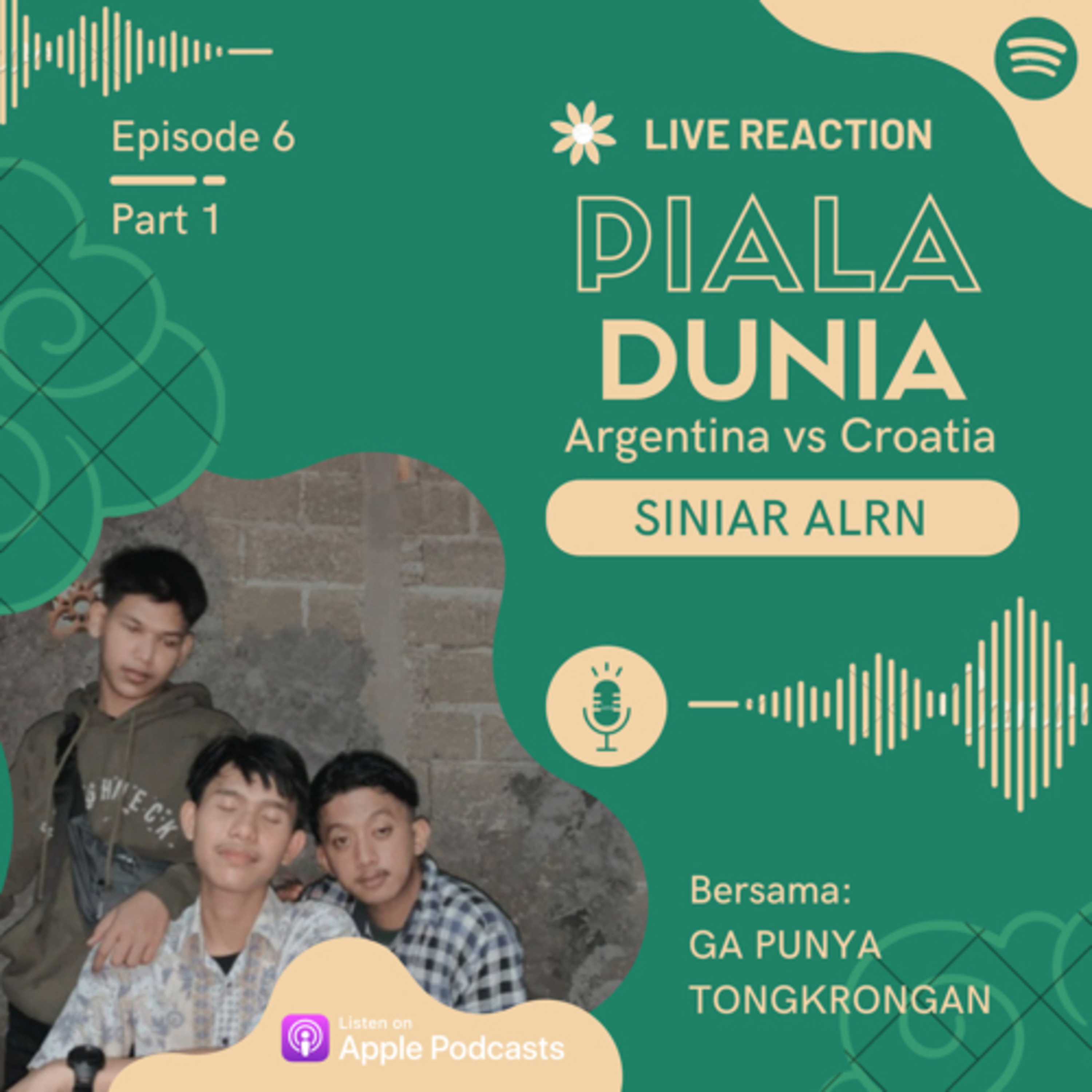 GA PUNYA TONGKORONGAN Eps 6. Live Reaction Argentina vs Croatia pt.1