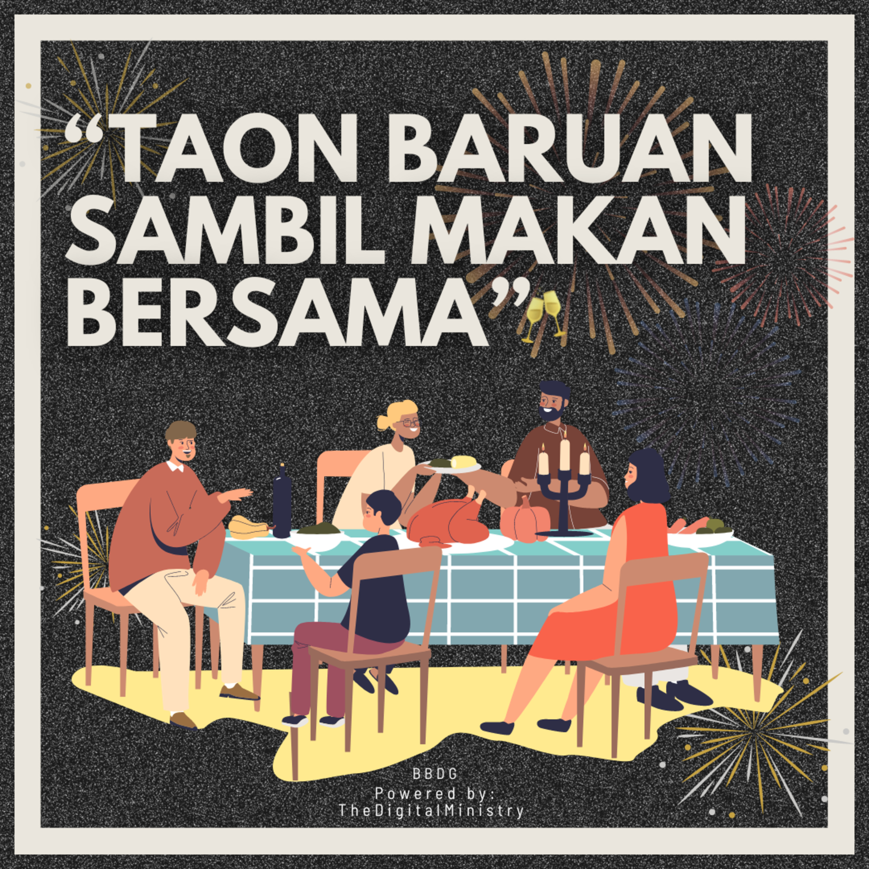 TAON BARUAN SAMBIL MAKAN BERSAMA