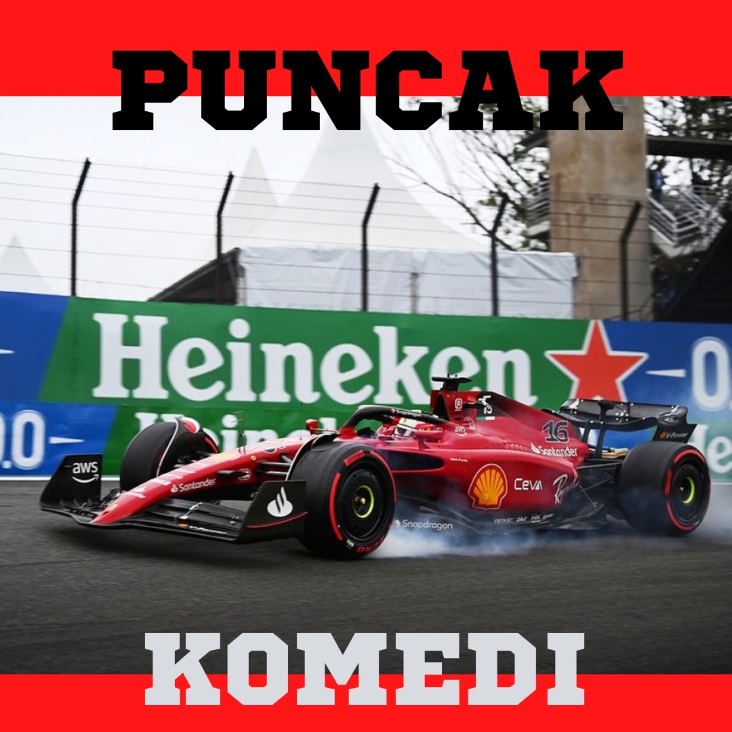 Puncak Komedi Ferrari di Interlagos